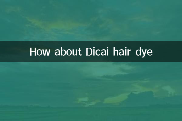 Che ne dici di tintura per capelli dicai