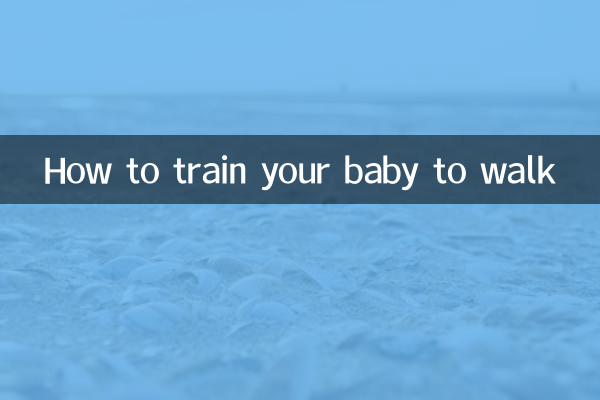 Come addestrare il tuo bambino a camminare