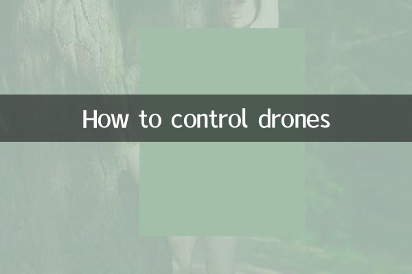 Como controlar drones