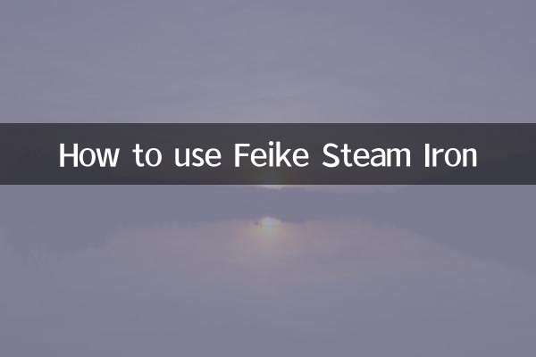 How to use Feike steam iron
