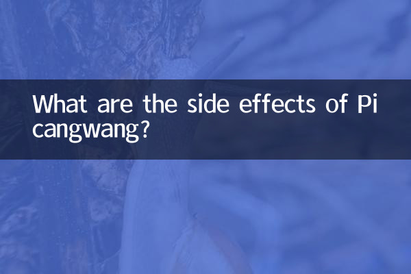 Quels sont les effets secondaires de Picangwang ?