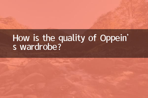 How is the quality of Oppein’s wardrobe?