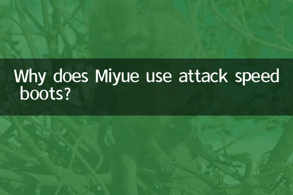 Pourquoi Miyue utilise-t-elle des bottes de vitesse d'attaque ?