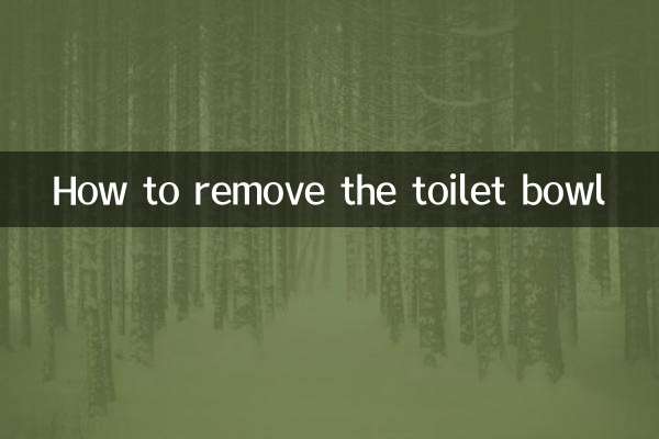 Como remover o vaso sanitário