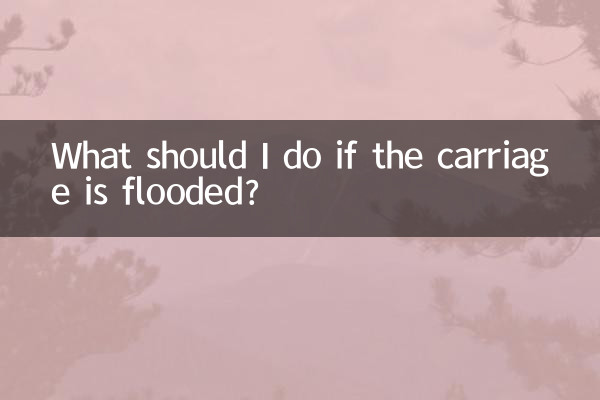 Que dois-je faire si la voiture est inondée ?