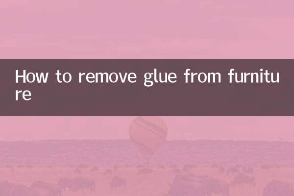 فرنیچر سے گلو کو کیسے دور کریں