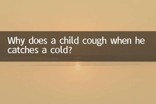 Pourquoi un enfant tousse-t-il lorsqu'il attrape un rhume ?