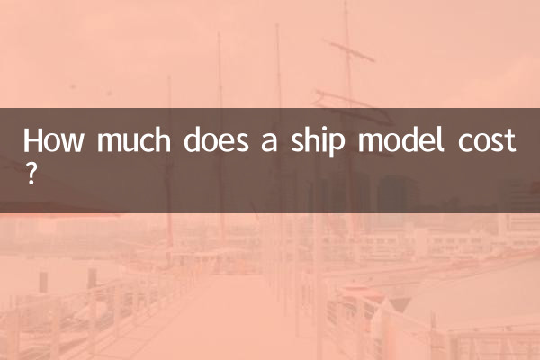 How much does a ship model cost?