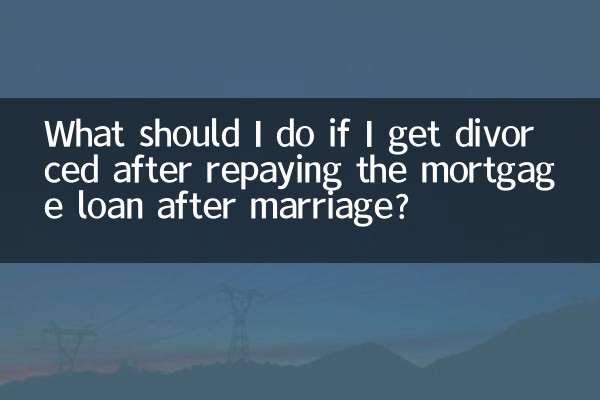 Cosa devo fare se divorzio dopo aver ripagato il mutuo ipotecario dopo il matrimonio?