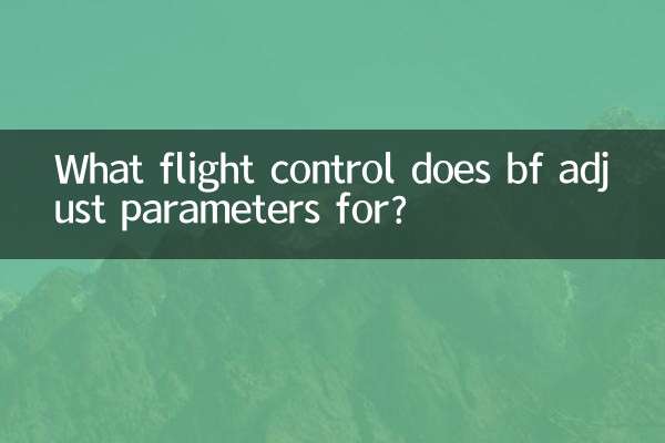 Für welche Flugsteuerung passt BF die Parameter an?