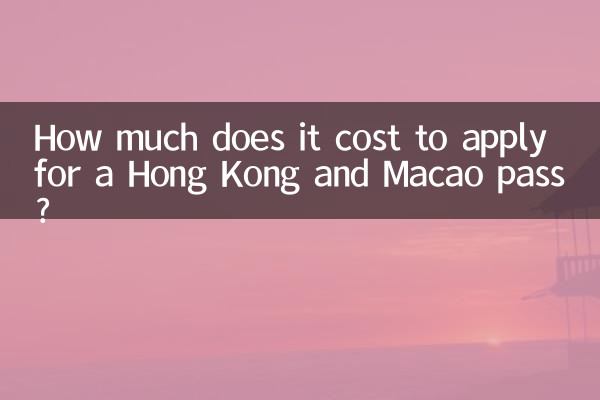 Quanto costa richiedere un pass per Hong Kong e Macao?