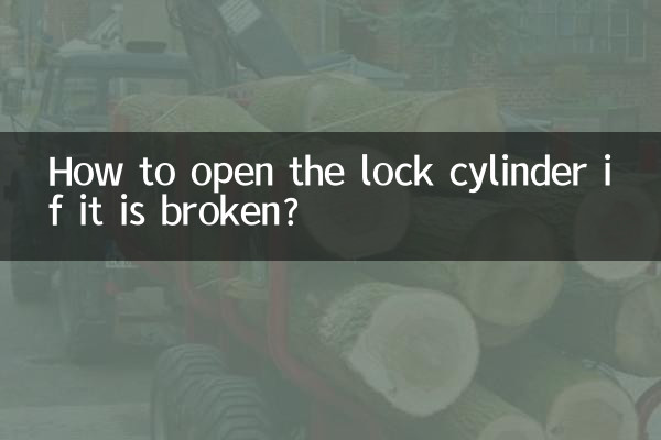 Come aprire il cilindro della serratura se è rotto?