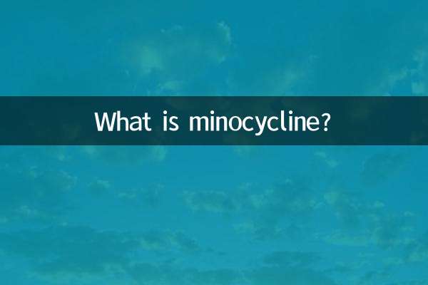 미노사이클린이란 무엇입니까?