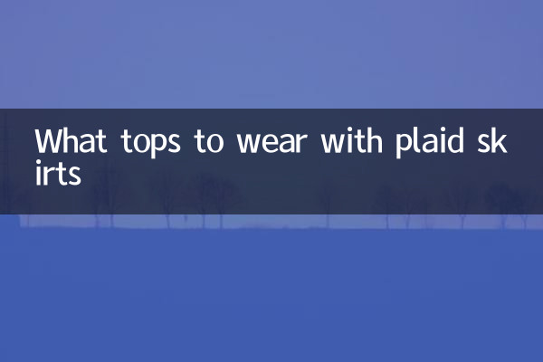 Quels hauts porter avec des jupes à carreaux