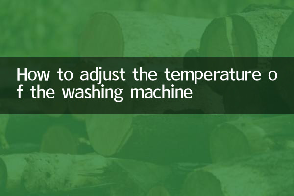 Como ajustar a temperatura da máquina de lavar