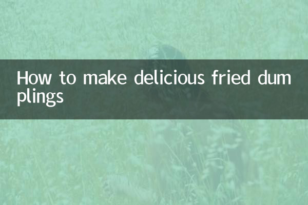 맛있는 만두튀김 만드는 법