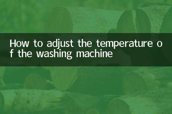 Como ajustar a temperatura da máquina de lavar