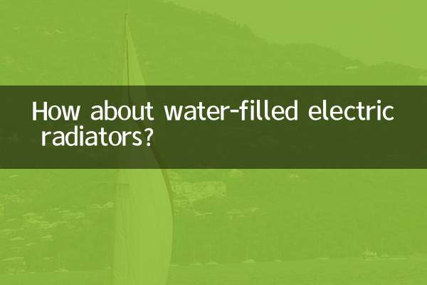 Que tal radiadores elétricos cheios de água?