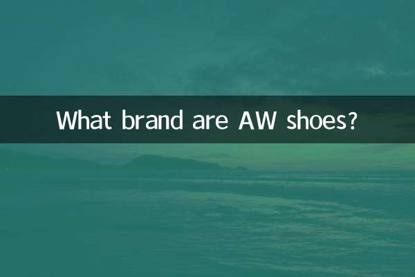 aw鞋是什么牌子