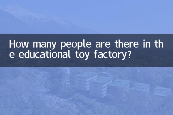 Combien de personnes y a-t-il dans l’usine de jouets éducatifs ?