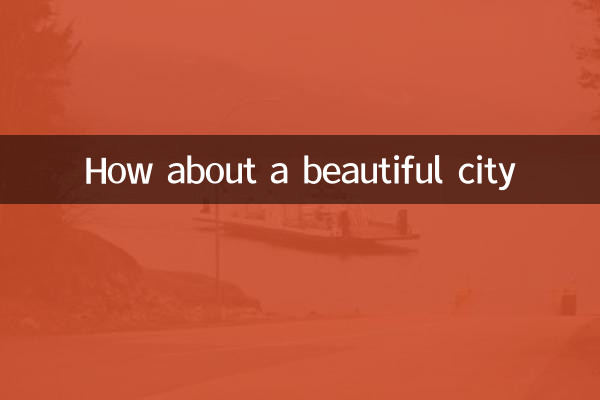 美しい街はどうでしょうか