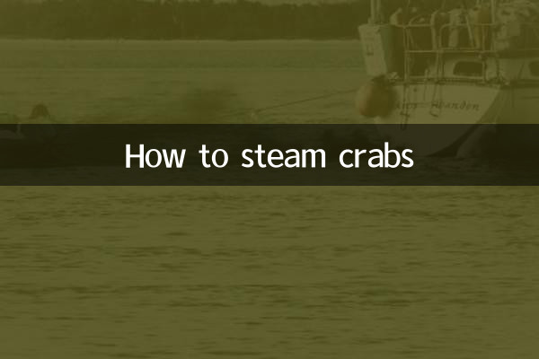 So dämpfen Sie Krabben