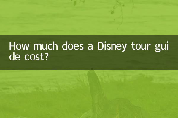 How much does a Disney tour guide cost?