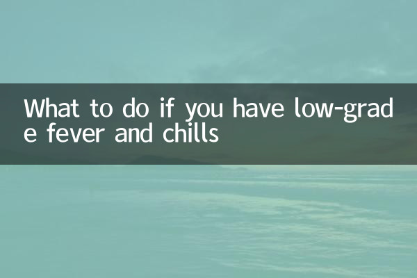 Was tun bei leichtem Fieber und Schüttelfrost?