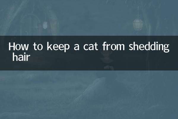 Como evitar que um gato solte cabelo