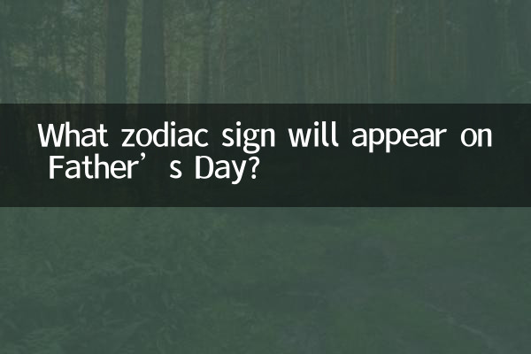 What zodiac sign will appear on Father’s Day?