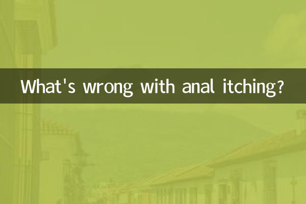 O que há de errado com coceira anal?