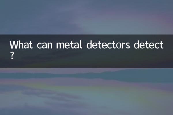मेटल डिटेक्टर क्या पता लगा सकते हैं?