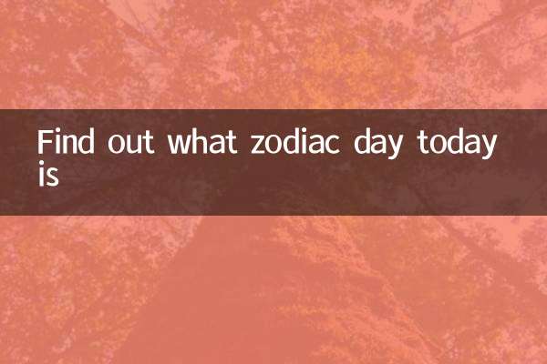 Scopri quale giorno zodiacale è oggi