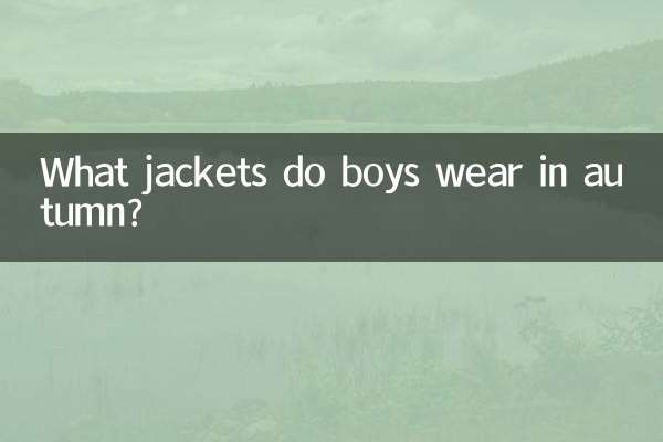 موسم خزاں میں لڑکے کون سے جیکٹس پہنتے ہیں؟