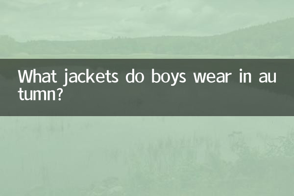 موسم خزاں میں لڑکے کون سے جیکٹس پہنتے ہیں؟