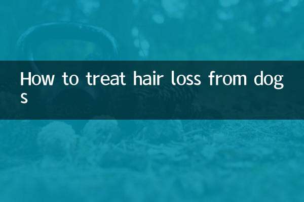 Come trattare la perdita di capelli dai cani