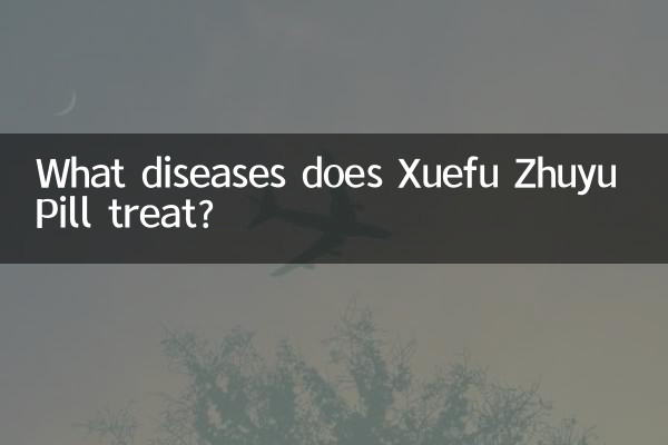 Xuefu ژیوئو گولی کیا بیماریوں کا علاج کرتی ہے؟