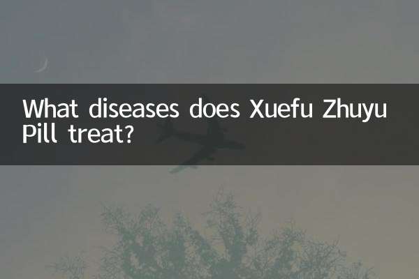 ¿Qué enfermedades trata la píldora Xuefu Zhuyu?