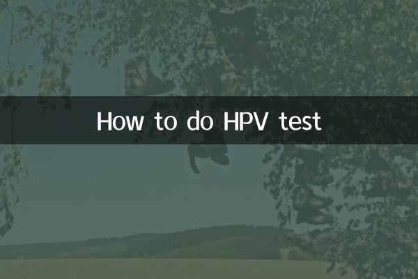 Como fazer o teste de HPV