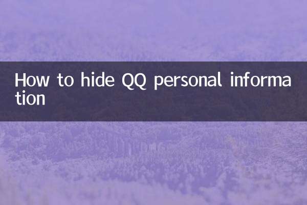 Como ocultar informações pessoais do QQ