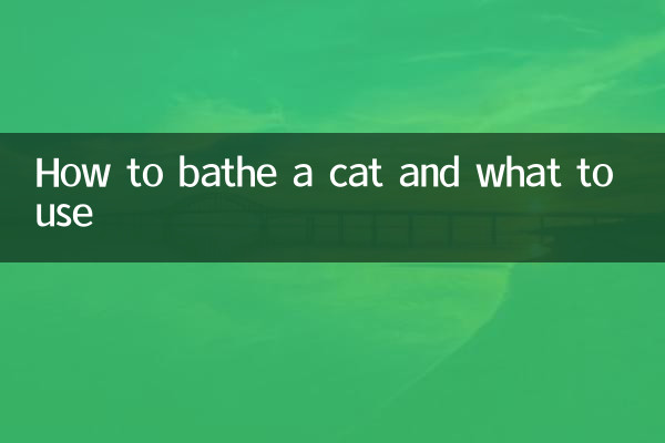 Como dar banho em um gato e o que usar