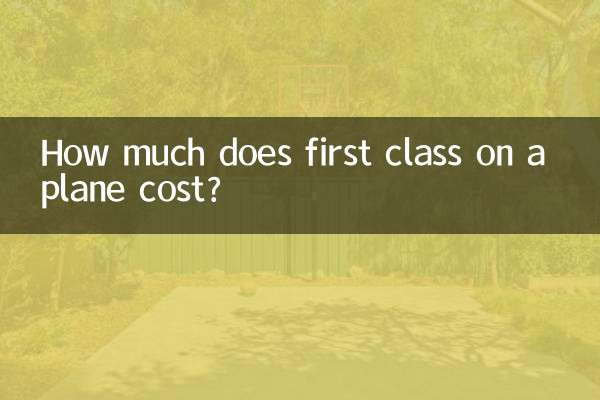 ¿Cuánto cuesta la primera clase en un avión?