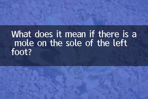 अगर बाएं पैर के तलवे पर तिल हो तो इसका क्या मतलब है?