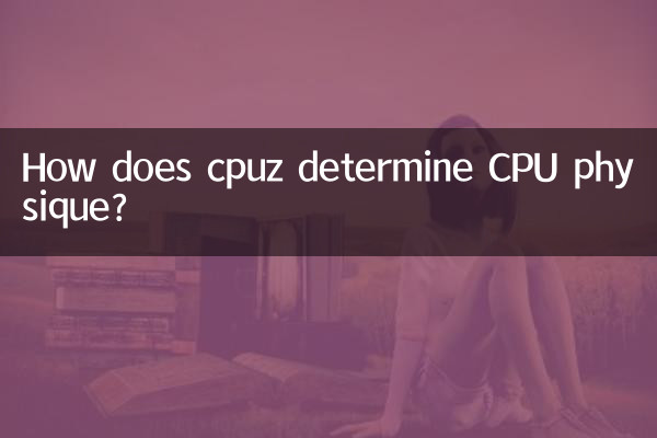 How does cpuz determine CPU physique?