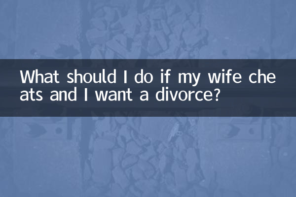 老婆出軌要離婚怎麼辦