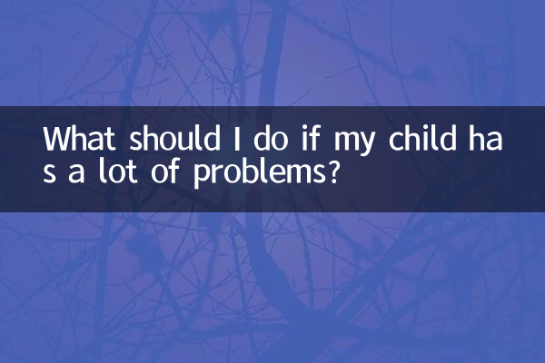What should I do if my child has a lot of problems?