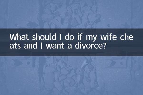 老婆出轨要离婚怎么办