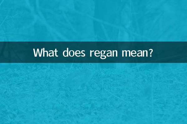 ریگن کا کیا مطلب ہے؟