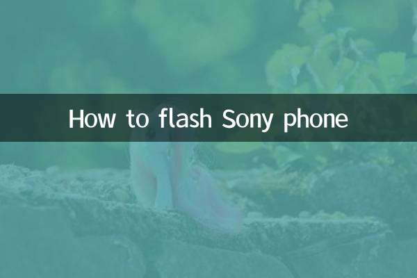 Come eseguire il flashing del telefono Sony