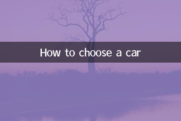 How to choose a car